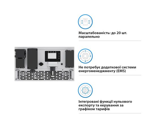 Солнечный инвертор Deye SUN-125K-PCS01HP3, 125кВт (SUN-125K-PCS01HP3), изображение 3