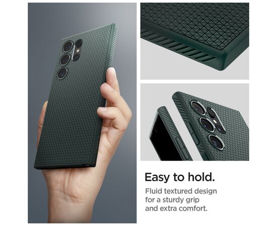 Чехол для мобильного телефона Spigen Liquid Air Samsung Galaxy S24 Ultra Abyss Green (8809971221733), изображение 11