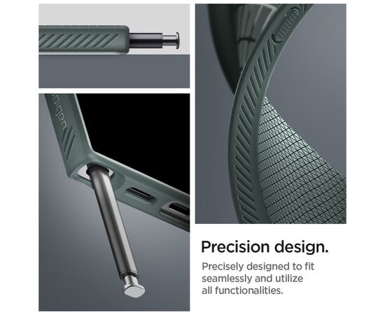 Чехол для мобильного телефона Spigen Liquid Air Samsung Galaxy S24 Ultra Abyss Green (8809971221733), изображение 12