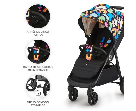 Коляска Kinderkraft Grande Plus Happy Shapes (KSGRAN00HAP0000) (5902533925568), изображение 5