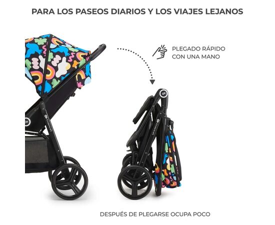 Коляска Kinderkraft Grande Plus Happy Shapes (KSGRAN00HAP0000) (5902533925568), изображение 7