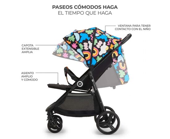 Коляска Kinderkraft Grande Plus Happy Shapes (KSGRAN00HAP0000) (5902533925568), изображение 9