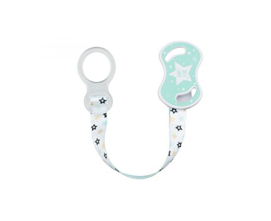 Клипса для пустышек Nuvita Зеленая с кольцом (NV6070GREEN)