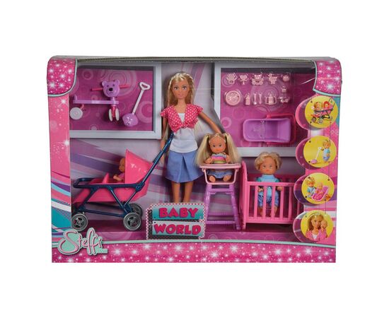Кукла Simba Штеффи с детьми и аксессуарами (5736350), изображение 2