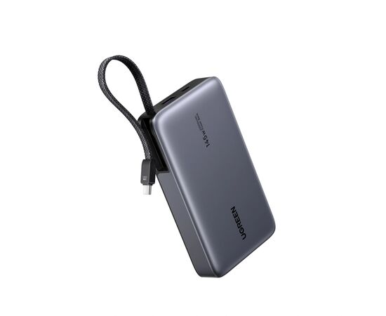 Батарея универсальная Ugreen 20000mAh 145W with Built-in Cable (PB551 55992B)