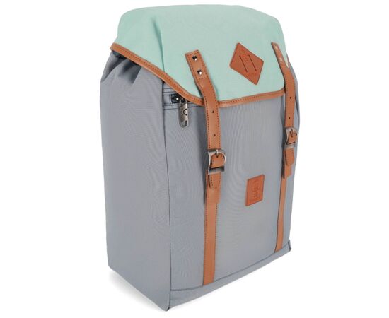 Рюкзак для ноутбука Bagland Successful 17L 299 Grey/Tiffany blue 0050466 (63751154), зображення 4