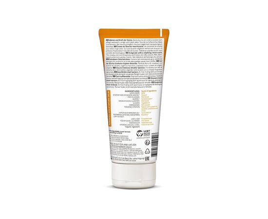 Гель для душа Weleda Sea Buckthorn Creamy Body Wash 200 мл (7611916124518), изображение 2