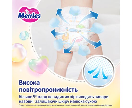 Подгузники Merries трусики Розмір XXL (15-28 кг) 24 шт (4901301442918), изображение 11