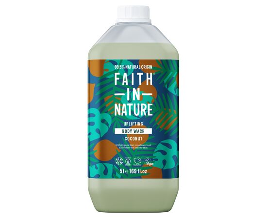 Гель для душа Faith in Nature Натуральный С кокосом 5 л (708002900372)