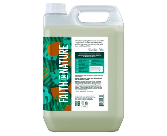 Шампунь Faith in Nature Натуральный С кокосом 5 л (708002900310), изображение 2
