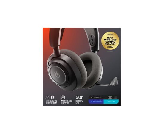 Наушники SteelSeries Arctis Nova 7 Gen 2 Wireless Black (61730), изображение 6