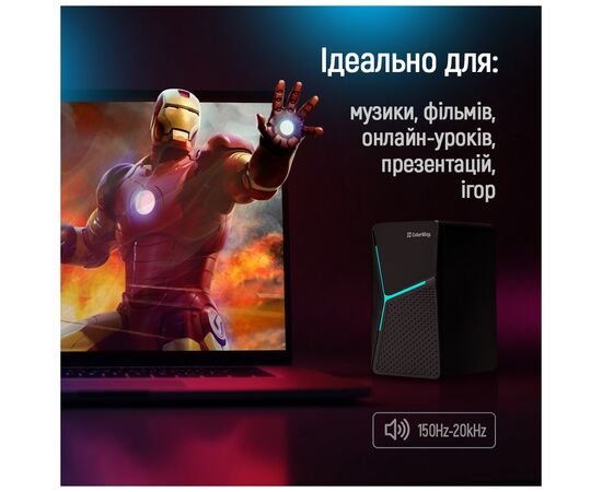 Акустическая система ColorWay CW-SPU01BK Black (CW-SPU01BK), изображение 11