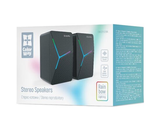 Акустическая система ColorWay CW-SPU01BK Black (CW-SPU01BK), изображение 5