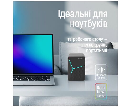 Акустическая система ColorWay CW-SPU01BK Black (CW-SPU01BK), изображение 9
