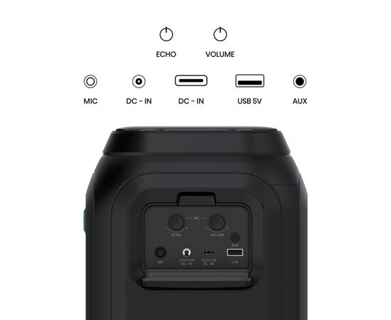 Акустическая система Hisense Party Rocket 160 Black (20013565), изображение 5