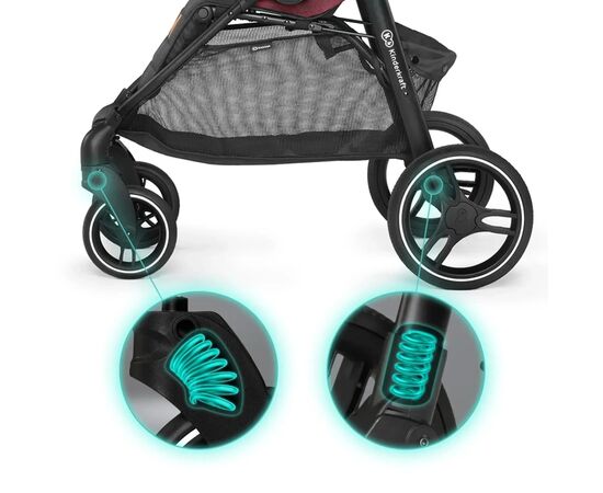 Коляска Kinderkraft Grande LX Burgundy (KKWGRANBRG00LX) (5902533914319), изображение 10