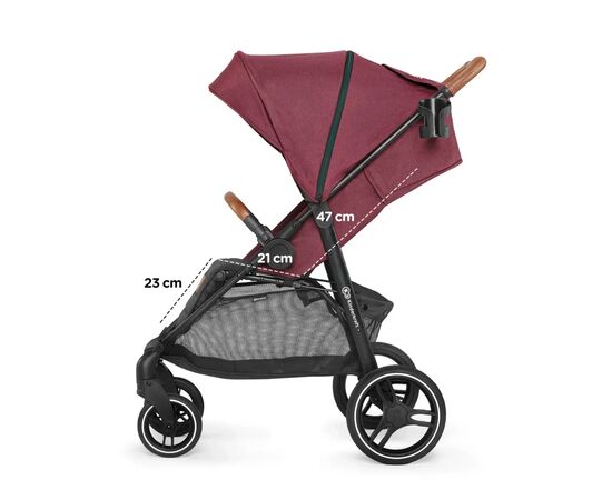 Коляска Kinderkraft Grande LX Burgundy (KKWGRANBRG00LX) (5902533914319), изображение 8