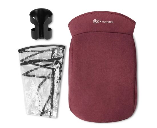 Коляска Kinderkraft Grande LX Burgundy (KKWGRANBRG00LX) (5902533914319), изображение 9