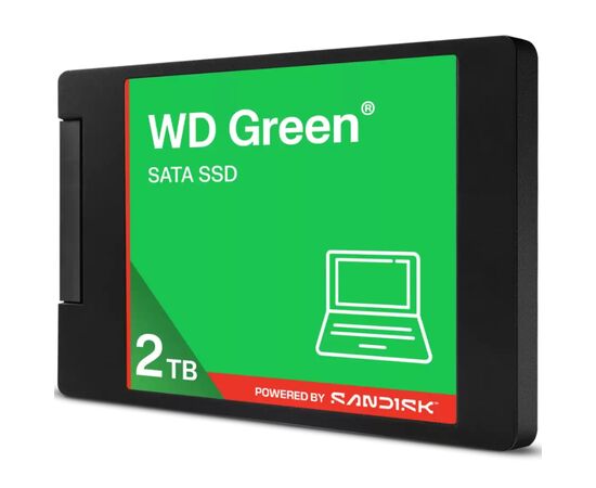 Накопитель SSD 2.5" 2TB GREEN WD (WDS200T5G0A-00CPT0), изображение 2