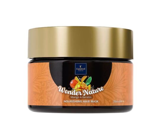 Маска для волос Famirel Wonder Nature Манго Кератин Питательная 250 мл (7290114087315)