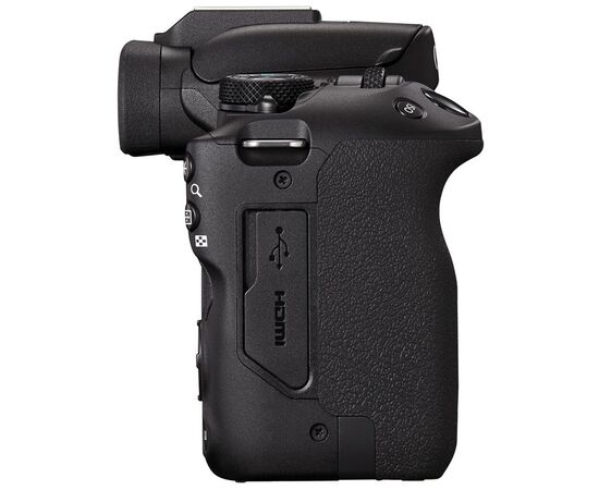Цифровой фотоаппарат Canon EOS R50 + RF-S 18-45 IS STM + RF 75-300 Black (5811C150BA), изображение 3