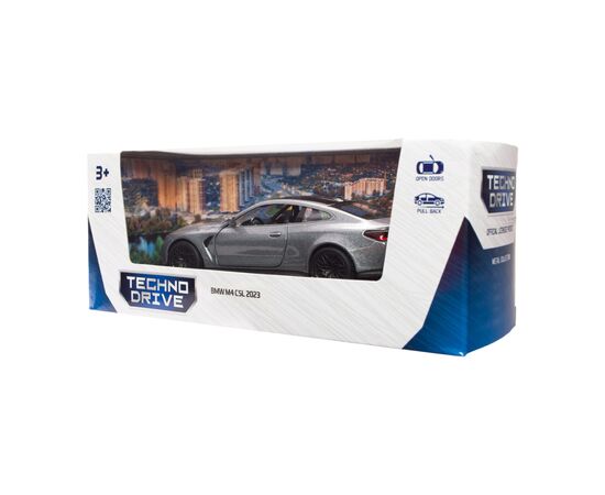 Машина TechnoDrive BMW M4 CSL 2023 серый (250436U), изображение 4