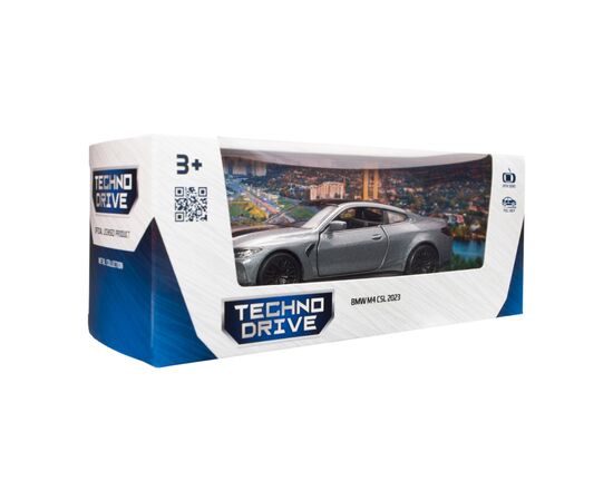 Машина TechnoDrive BMW M4 CSL 2023 серый (250436U), изображение 6