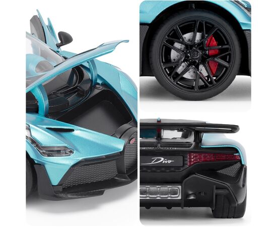 Машина TechnoDrive Bugatti Divo синій 1:18 (250939BDBL), зображення 9