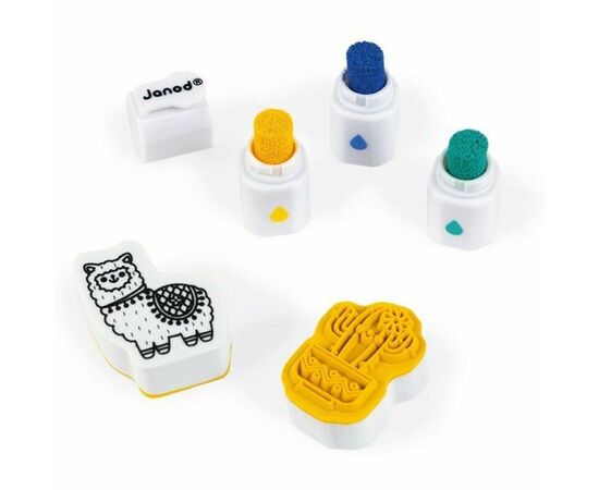 Набор для творчества Janod Штампы Мир 50 шт. (J07800), изображение 6