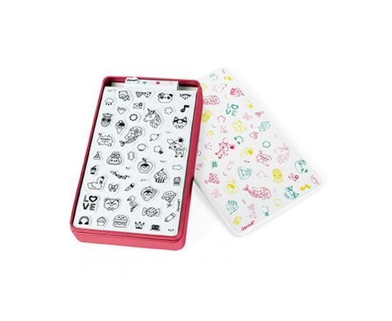 Набор для творчества Janod Штампы Смайлы 50 шт (J07801)