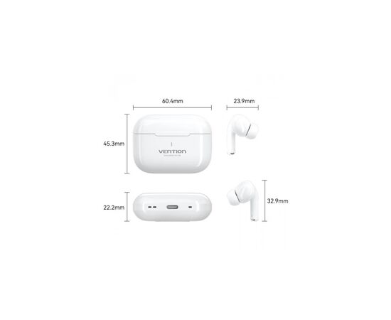 Наушники VENTION Elf Echo Lite E11 White (NBVW0), изображение 3
