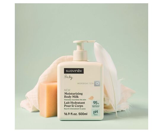 Детское молочко Suavinex зволожуюче для тіла, 500 мл (308880), изображение 3