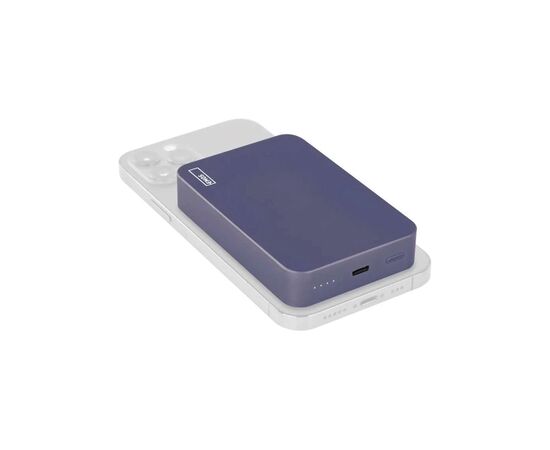 Батарея универсальная EMOS 10000mAh WI1046, 20W, Wireless, blue (B0551BL), изображение 10