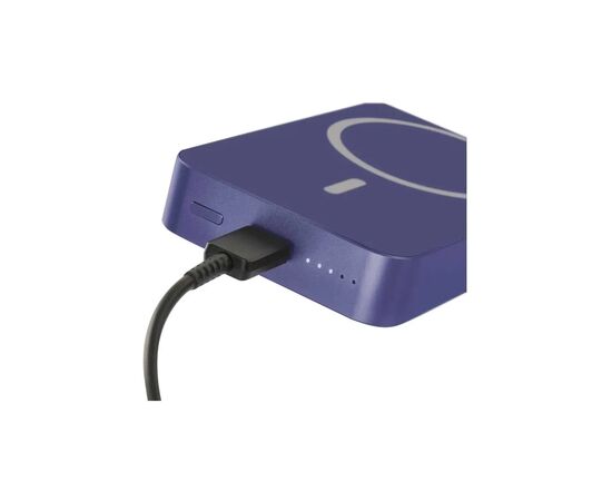 Батарея универсальная EMOS 10000mAh WI1046, 20W, Wireless, blue (B0551BL), изображение 8