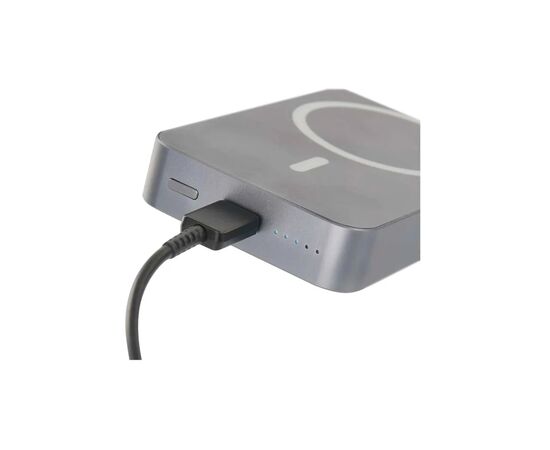 Батарея универсальная EMOS 10000mAh WI1046, 20W, Wireless, grey (B0551GY), изображение 7