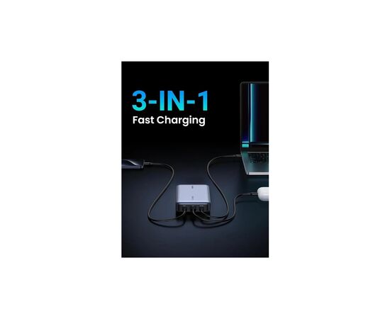 Батарея универсальная Ugreen 20000mAh 100W Two-way Fast Charging (PB720 25188), изображение 5