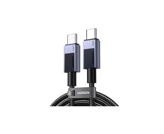 Дата кабель USB-C to USB-C 1.0m 240W 480Mbps black Ugreen (45067)