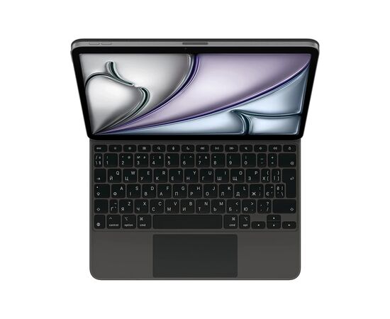 Чехол для планшета Apple Magic Keyboard for iPad Air 11-inch (M3) - Ukrainian - Black (MGYX4UA/A), изображение 2