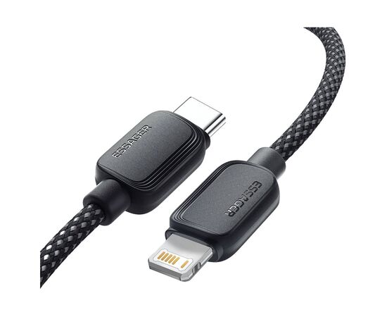 Дата кабель USB-C to Lightning 1.0m 20W black Essager (EXCTL-WL01-P), изображение 2