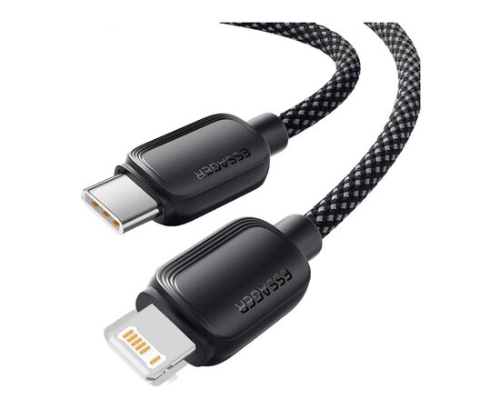 Дата кабель USB-C to Lightning 1.0m 20W black Essager (EXCTL-WL01-P), изображение 3