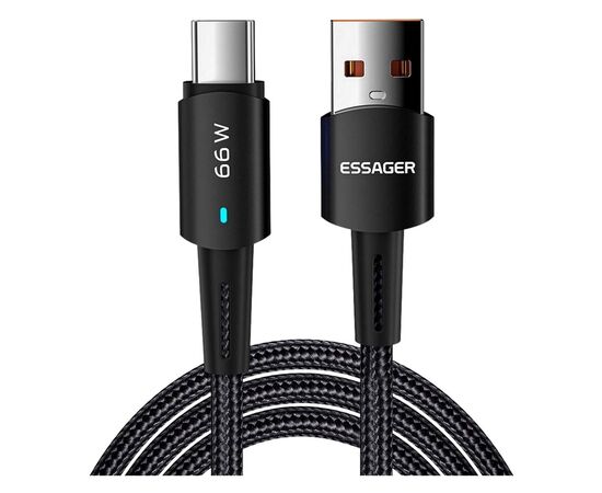 Дата кабель USB 2.0 AM to USB-C 0.5m 6A Essager (EXCT-CGB01)