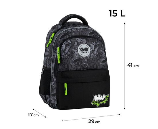 Рюкзак школьный GoPack Education 182M Wow Skate (GO26-182M-7), изображение 13