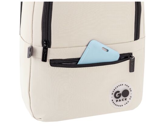 Рюкзак школьный GoPack Education Teens 119S бежевий (GO26-119S-3), изображение 7