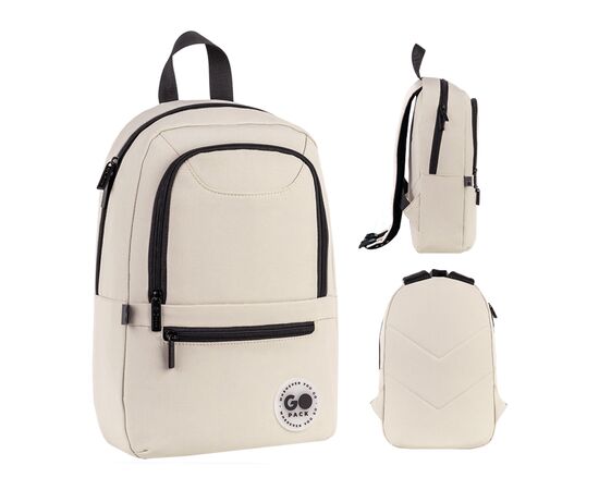 Рюкзак школьный GoPack Education Teens 119S бежевий (GO26-119S-3)