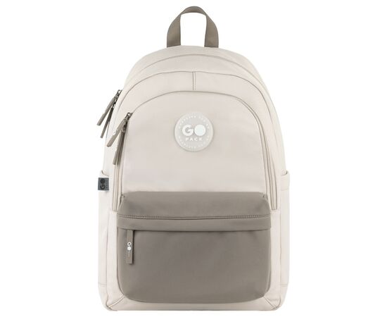 Рюкзак школьный GoPack Education Teens 141L бежевий, коричневий (GO26-141L-1), изображение 2