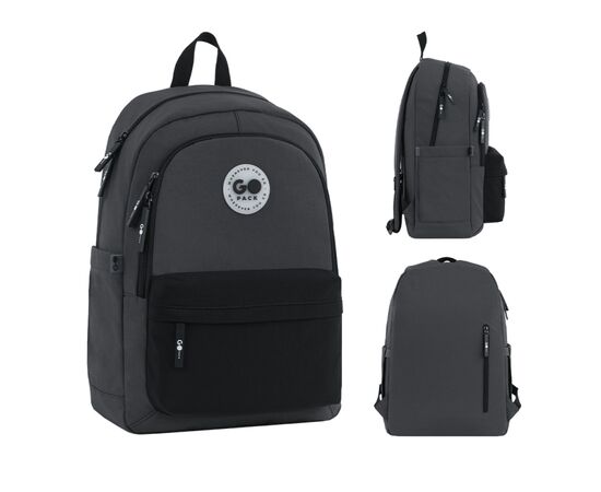 Рюкзак школьный GoPack Education Teens 141L чорний, сірий (GO26-141L-4)