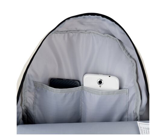 Рюкзак шкільний GoPack Education Teens 188M-1 бежевий (GO26-188M-1), зображення 8