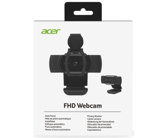 Веб-камера Acer FHD Webcam Black (HP.EXPBG.019), изображение 12