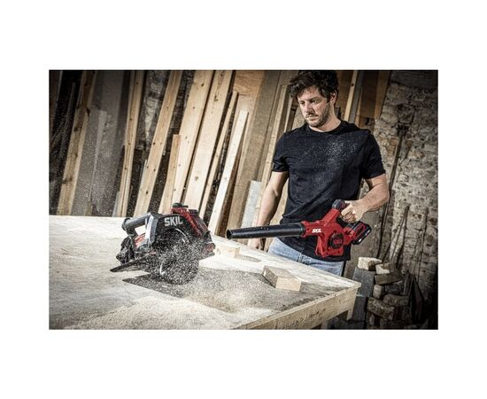 Повітродувка Skil 3161 CB Compact Li-Ion 20V, 2Ah, безщіткова (VA1E3161CB+BC1E3110A), зображення 7
