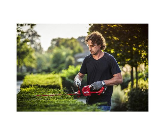 Кусторез Skil аккумуляторный бесщеточный 0438 CA Li-Ion 20V, 2.5Ah (GH1E0438CA+BC1E3110A), изображение 6